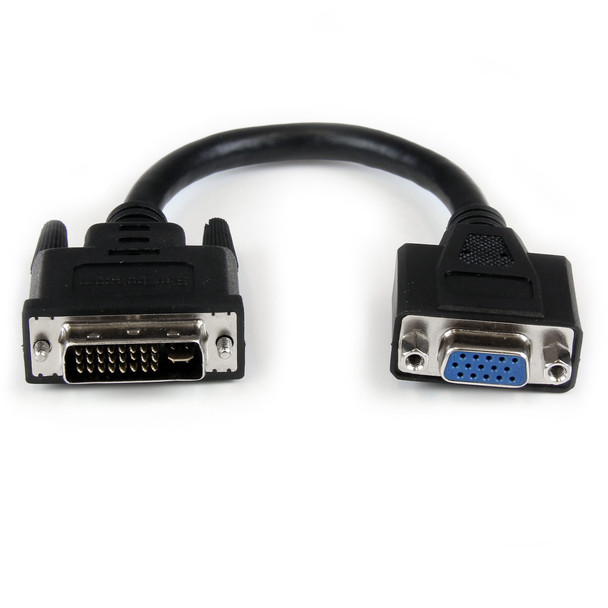 StarTech 8in DVI to VGA Cable Adapter - DVI-I Male to VGA Female Main Product Image