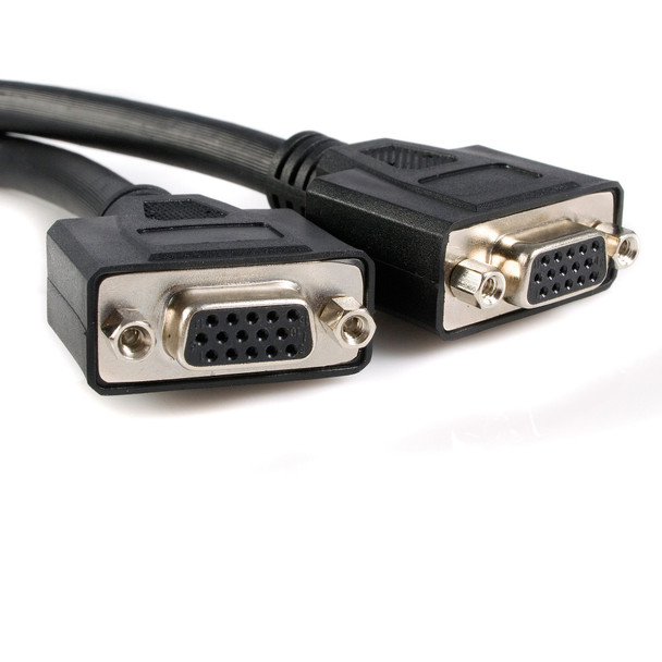 StarTech 8in LFH 59 Male to Dual Female VGA DMS 59 Cable Product Image 3