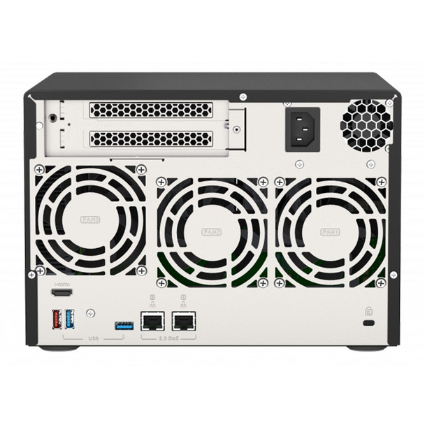 QNAP TVS-675-8G 6 Bay Diskless NAS KX-U6580 8 Core 2.5GHz 8GB Product Image 4