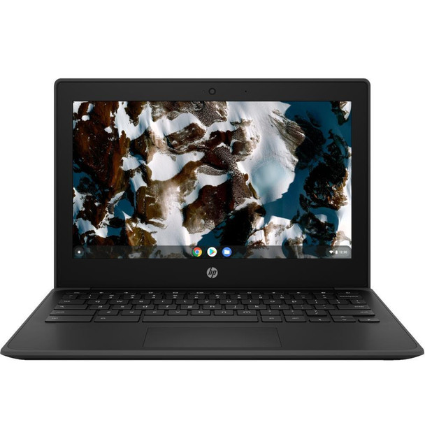 Product image for HP ChromeBook 11 G9 EE Cel N4500 4GB Chrome  32Gemmc  11.6 Hd Jet Black