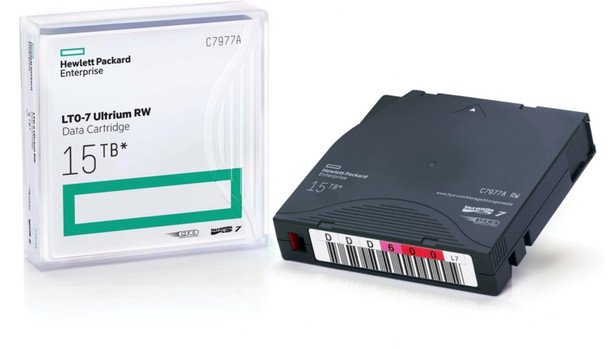 HPE LTO-7 RW 20PK Data Cartridges with Customised Labels – EU Info Required Main Product Image