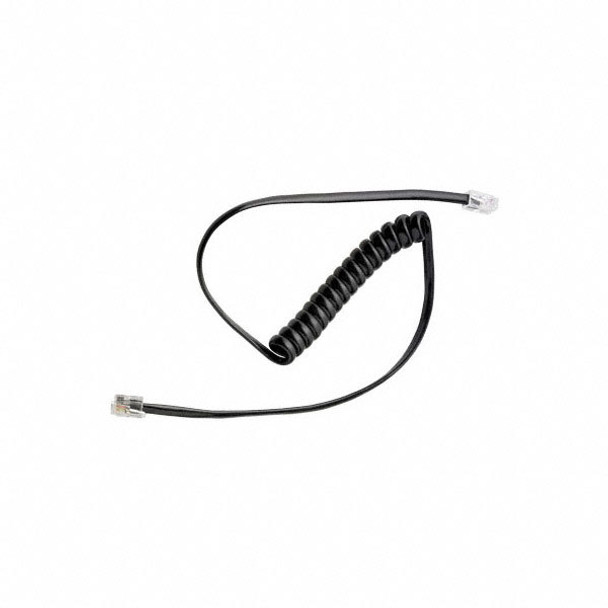 EPOS | Sennheiser Phone to interface box cable:modular to modular plug - short coiled cable. for connecting the amplifier/switchbox to the phone Main Product Image