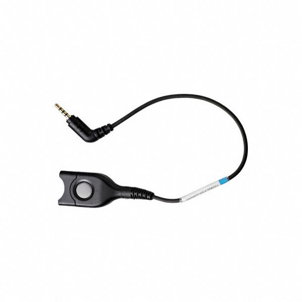 EPOS | Sennheiser GSM cable: Easy Disconnect to 2.5mm - 4 pole jack plug. To use headset with a Nokia GSM phone featuring a 2.5 mm - 4 pole port Main Product Image