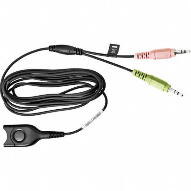 EPOS | Sennheiser PC cable: Easy Disconnect to two 3.5mm jack plugs used when connect headset directly to PC's standard sound card Main Product Image