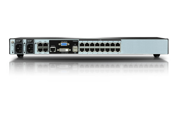 Aten Altusen 1 Local/4 Remote Console 16 Port Rackmount USB-PS/2 Cat5 KVM Over IP Switch Product Image 2