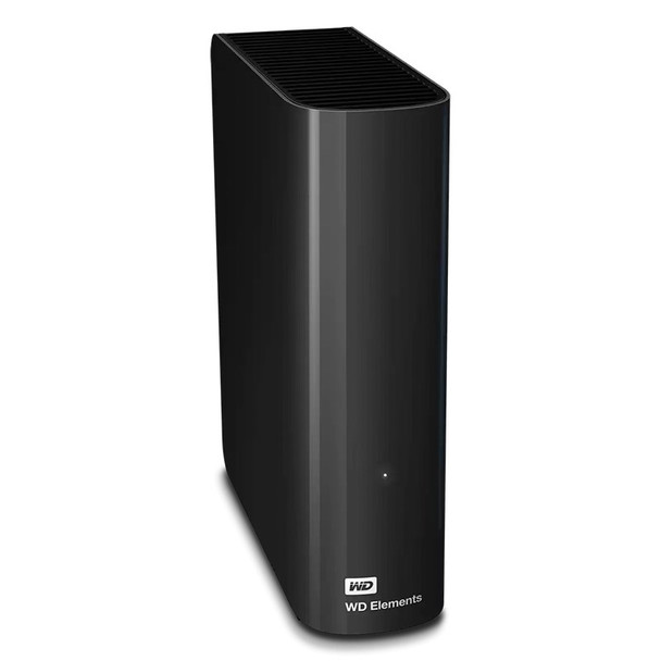 Western Digital WD Elements 16TB USB 3.0 Desktop External Hard Drive WDBBKG0160HBK Main Product Image