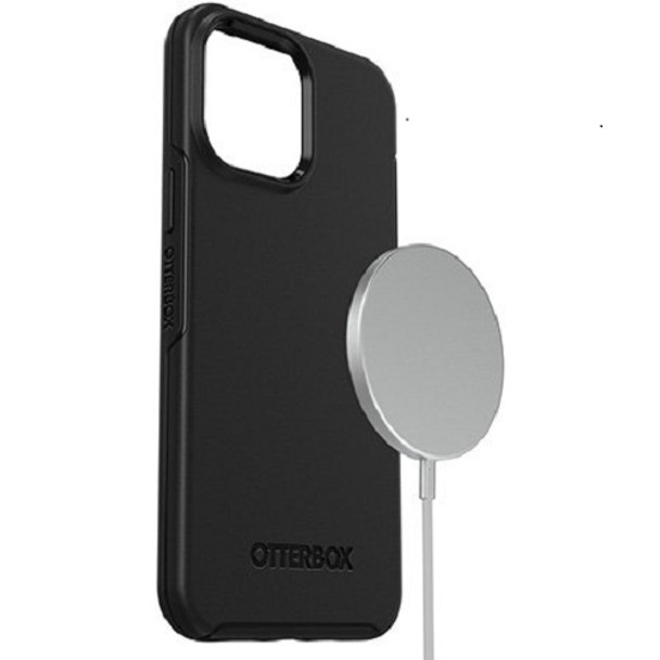 OtterBox Apple iPhone 13 Pro Max Symmetry Series+ Antimicrobial Case with MagSafe - Black (77-83600),  Wireless charging compatible, Ultra Slim Product Image 2