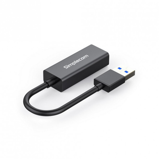 Simplecom NU303 USB 3.0 to Gigabit Ethernet RJ45 Network Adapter Aluminium Product Image 2