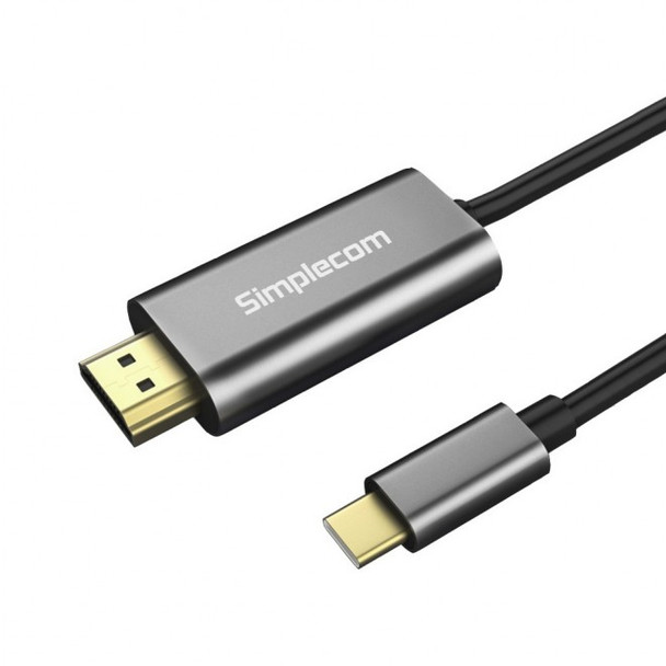 Simplecom DA321 USB-C Type C to HDMI Cable 1.8M (6ft) 4K@30Hz Main Product Image