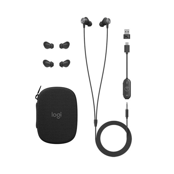 Logitech MSFT Teams Zone Wired Earbuds - Graphite Product Image 6