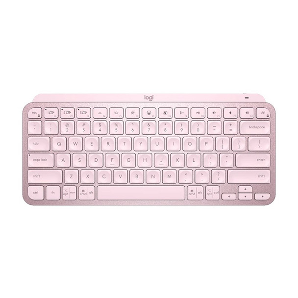 Logitech MX Keys MINI Wireless Illuminated Keyboard - Rose Main Product Image
