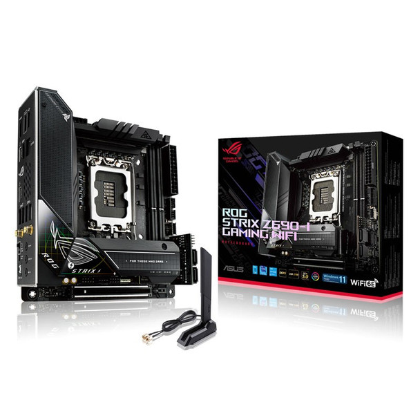 Asus ROG Strix Z690-I Gaming WiFi LGA 1700 Mini-ITX Motherboard Main Product Image