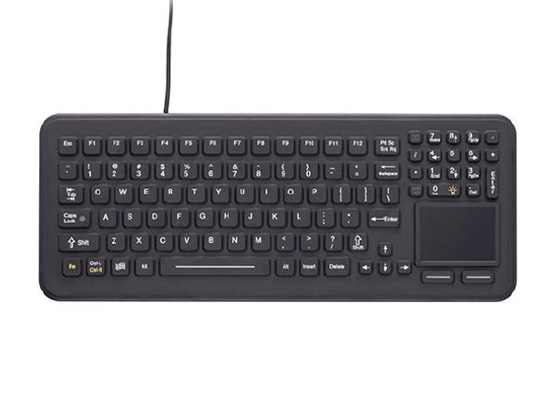 iKey SB-97-TP SkinnyBoard Rugged Sealed Keyboard with Touchpad Main Product Image