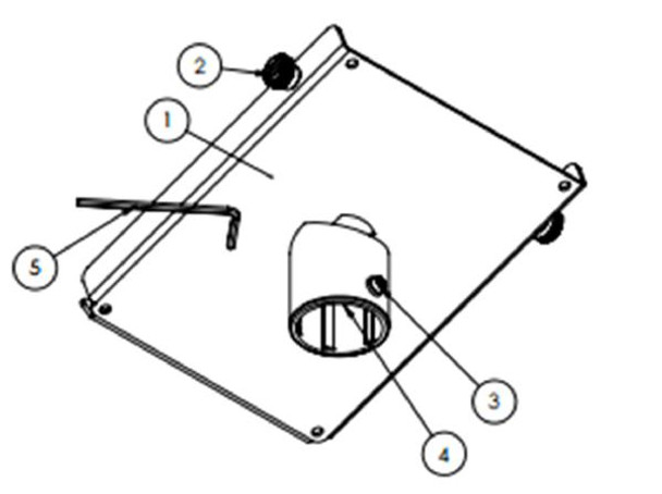 Atdec POS Printer Tray Main Product Image