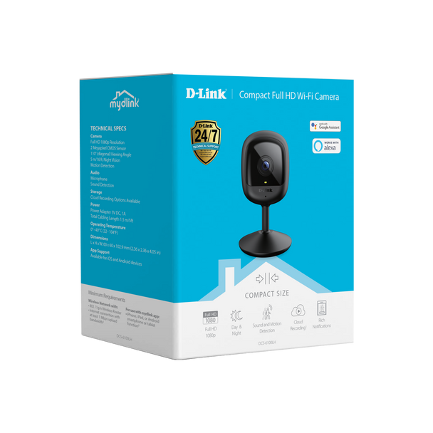 D-Link Compact Full HD Wi-Fi Camera Product Image 4