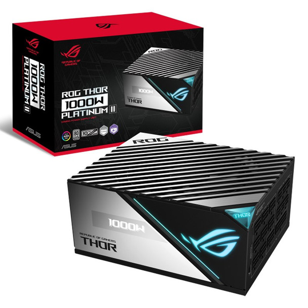 Asus ROG THOR 1000W 80 PLUS Platinum II ATX Power Supply Main Product Image