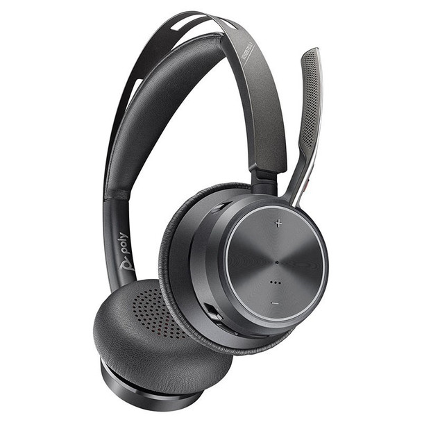 Poly Voyager Focus 2-M ANC Stereo Bluetooth Headset (Stand & USB Dongle) Product Image 2