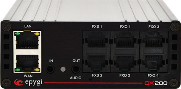 Epygi QX200 IP PBX - 4x FXO & 2x FXS - 24x SIP Ext. Main Product Image