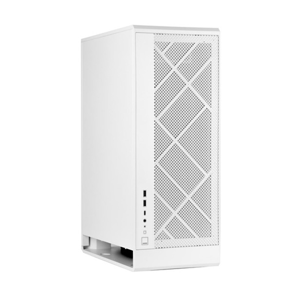 SilverStone ALTA G1M Tempered Glass Stack Effect Design Micro-ATX Case - White Main Product Image