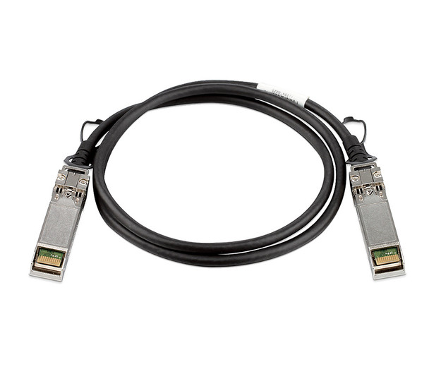 PlusOptic Fortinet compatible 10G DAC with SFP+ to SFP+ connectors, 5M, Twinax, Passive Cable | PlusOptic DACSFP-10G-5M-FOR Main Product Image