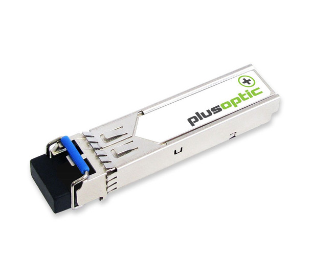 PlusOptic RUGGEDCOM compatible 1.25G, BiDi SFP, TX1310nm / RX1490nm, 20KM Transceiver, LC Connector for SMF with DOM | PlusOptic BISFP-U-20-RUGI Main Product Image