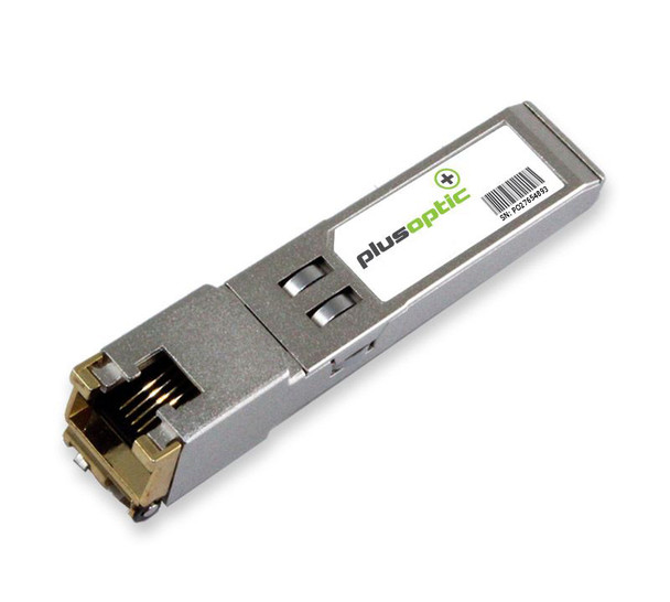 PlusOptic (SFP-T-PLUi) 1.25G, Copper SFP, 100M Transceiver, RJ-45 Connector for Copper | PlusOptic SFP-T-PLUI Main Product Image