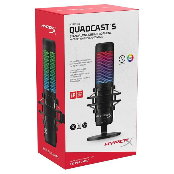 HyperX QuadCast S RGB USB Condenser Microphone Product Image 3