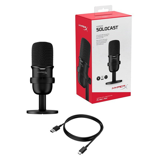 HyperX SoloCast USB Condenser Gaming Microphone Product Image 2