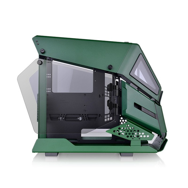 Thermaltake AH T200 Tempered Glass Micro Case Racing Green Edition Product Image 3