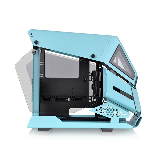 Thermaltake AH T200 Tempered Glass Micro Case Turquoise Edition Product Image 3