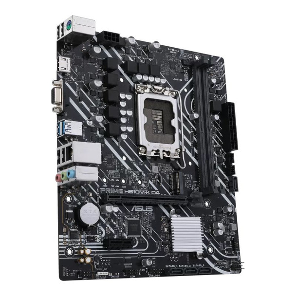 Asus PRIME H610M-K D4 LGA 1700 Micro-ATX Motherboard Product Image 4