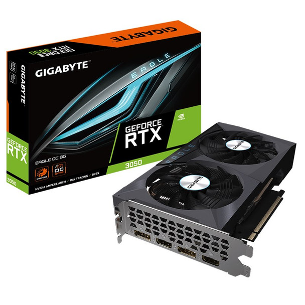 Gigabyte GeForce RTX 3050 EAGLE OC 8GB Video Card Main Product Image