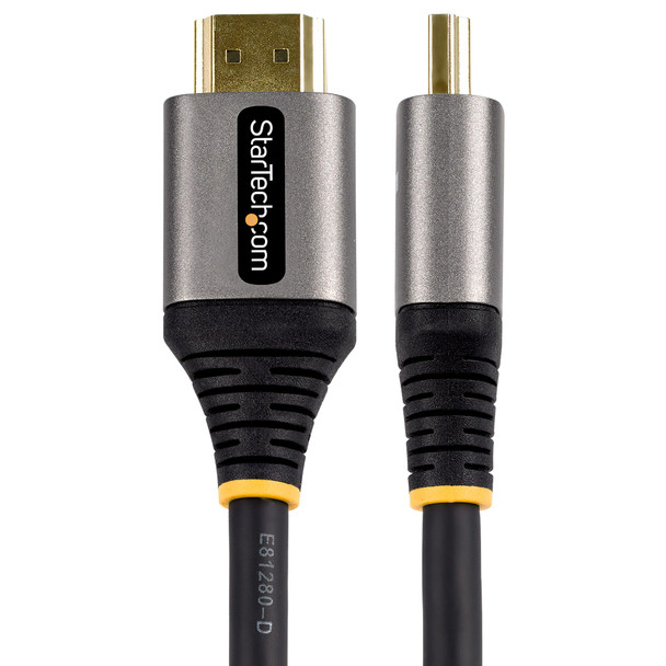 StarTech 3ft (1m) HDMI 2.1 Cable 8K - Certified Ultra High Speed HDMI Cable 48Gbps - 8K 60Hz/4K 120Hz HDR10+ eARC - Ultra HD 8K HDMI Cable - Monitor/TV/Display - Flexible TPE Jacket Product Image 2