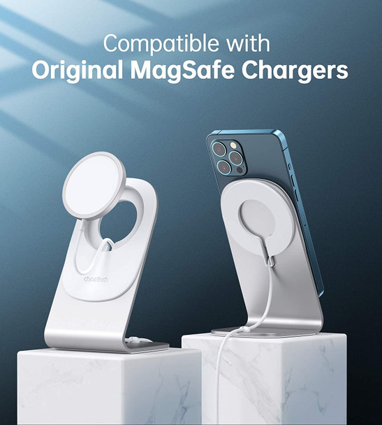 Choetech H046 Phone Stand For MagSafe Charger Aluminum (Stand Only) Product Image 4