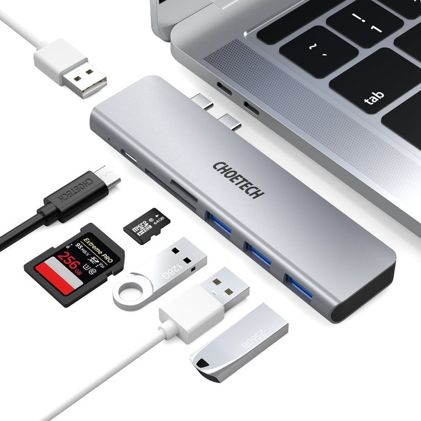 Choetech HUB-M23 7-in-1 MacBook Pro USB Adapter Product Image 3