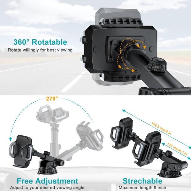 Choetech T521-S Fast Qi Wireless Car Charging Dock Product Image 5