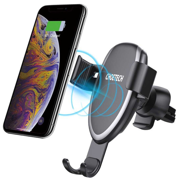 Choetech T536-S Fast Wireless Charging Car Mount Phone Holder Product Image 2