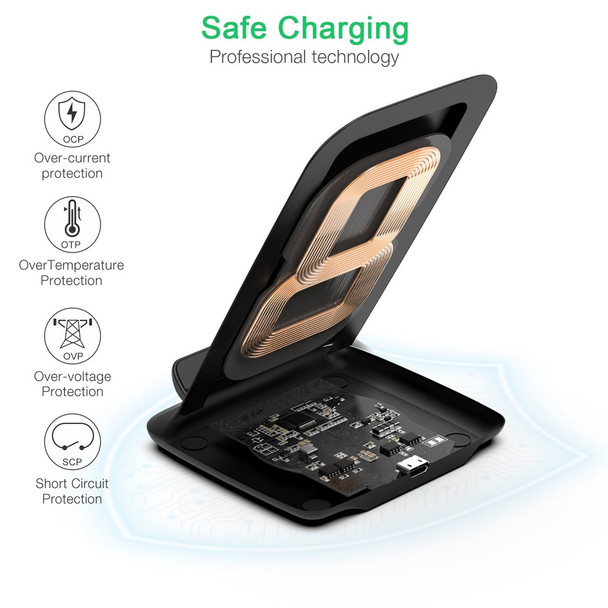 Choetech T555-S 10W Wireless Charger Stand Product Image 6