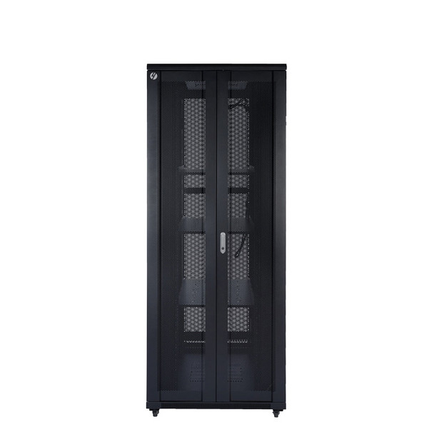 4Cabling 45RU 800mm Wide x 1000mm Deep Server Rack with Bi-Fold Mesh Door Main Product Image