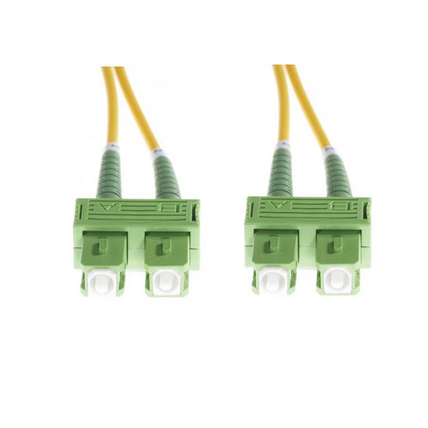 4Cabling 0.5m SC/APC-SC/APC OS1 / OS2 Singlemode Fibre Optic Duplex Cable Main Product Image