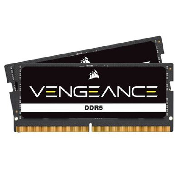 Corsair Vengeance SODIMM 16GB (2x8GB) DDR5 4800MHz Memory - Black Main Product Image