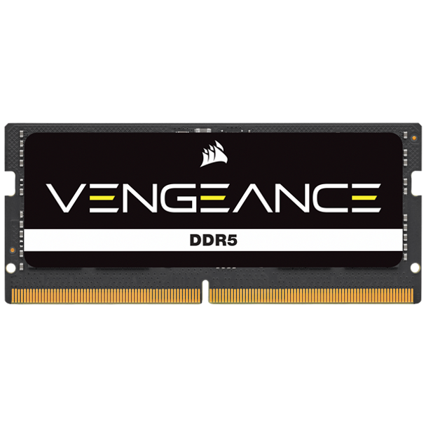 Corsair Vengeance SODIMM 8GB (1x8GB) DDR5 4800MHz Memory - Black Main Product Image
