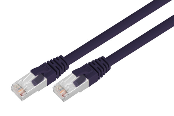 Comsol Cat 8 S/FTP Shielded Patch Cable 50cm - Purple Product Image 2