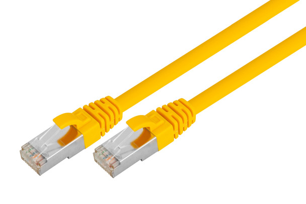 Comsol Cat 8 S/FTP Shielded Patch Cable 1m - Yellow Product Image 2