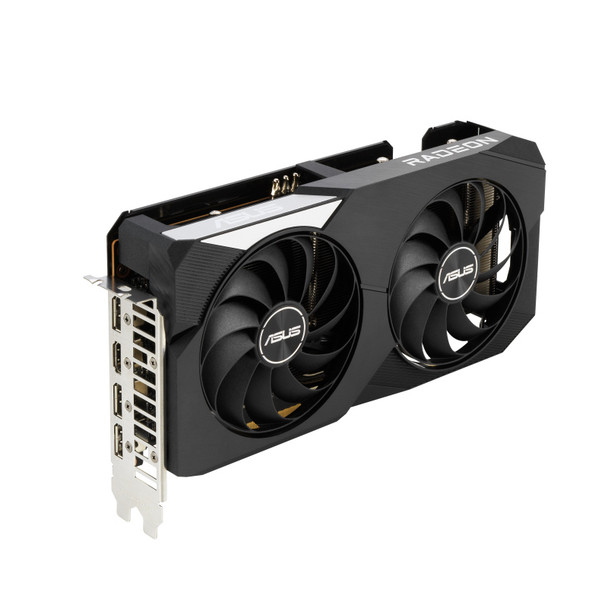 Asus AMD Radeon DUAL-RX6600-8G RX 6600 8GB GDDR6 PCIE4.0 2491Mhz Boost - 2064 MHz - 1xHDMI 2.1 - 3xDP 1.4a Product Image 2