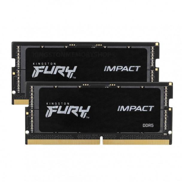 Kingston FURY Impact 64GB (2x 32GB) DDR5 4800MHz SODIMM Memory Main Product Image