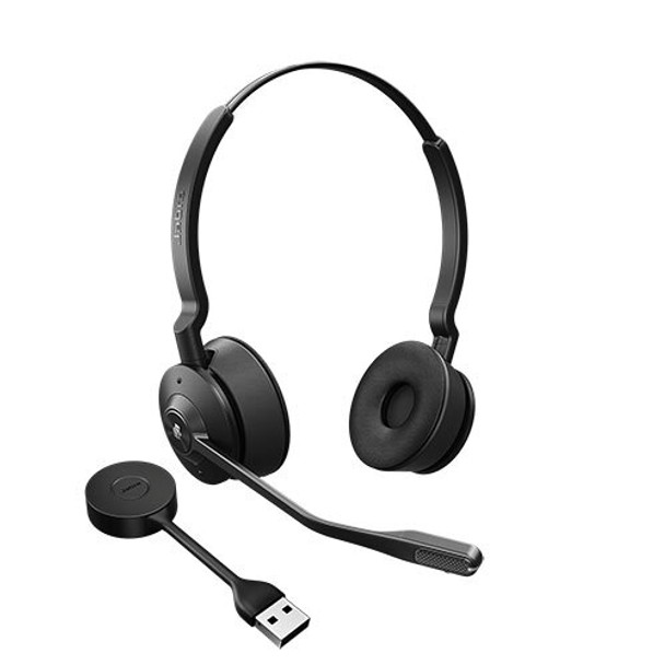 Jabra Engage 55 MS Stereo DECT Headset (USB-A Dongle) Main Product Image