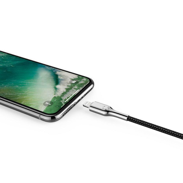 Cygnett Armoured Lightning to USB-C Cable (1M) - Black (CY2799PCCCL) - Fast Charging (30W) - Durable and Superior Scratch Resistance - MFi Certified Product Image 4