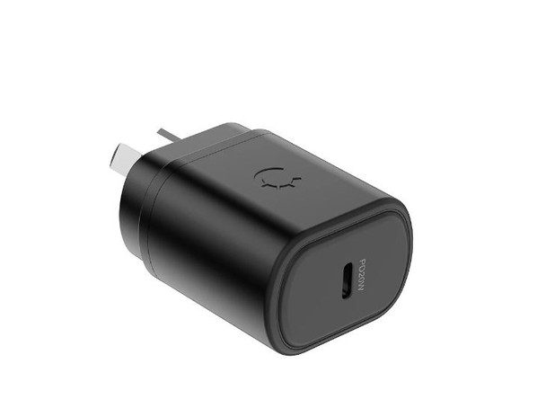 Cygnett PowerPlus 20W USB-C PD Wall Charger - Black (CY3613PDWCH) - 20W USB-C Fast Power Delivery - Perfect for Travel - Lightweight and Portable design Main Product Image