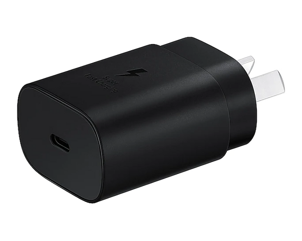 Samsung Wall Charger for Super Fast Charging 25W - Black (EP-TA800NBEGAU) - USB Type-C - 5 V Output Voltage - 3 A Output Current - 100-240 V Input Voltage Main Product Image